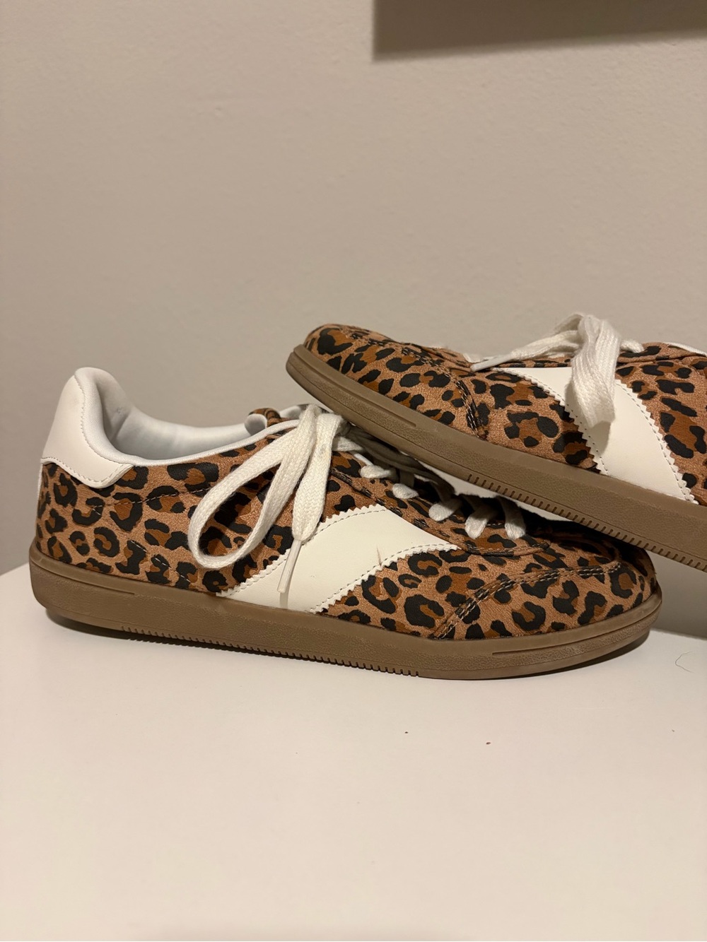 Universal Thread Leopard Print Sneakers with White Accents